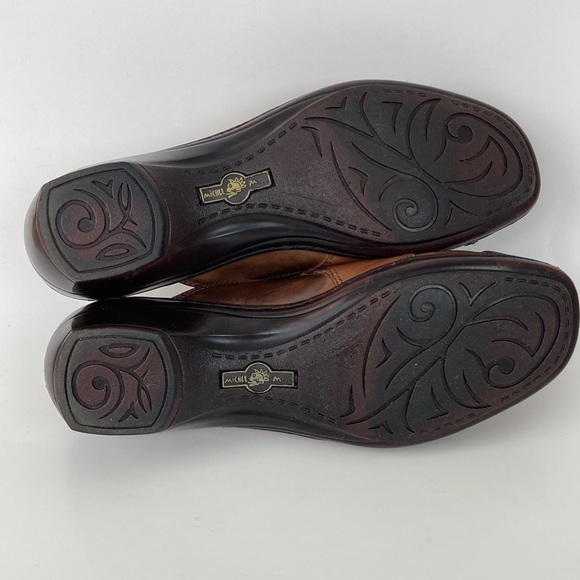 Michel M Peggy Brown Leather Clog - Picture 9 of 13